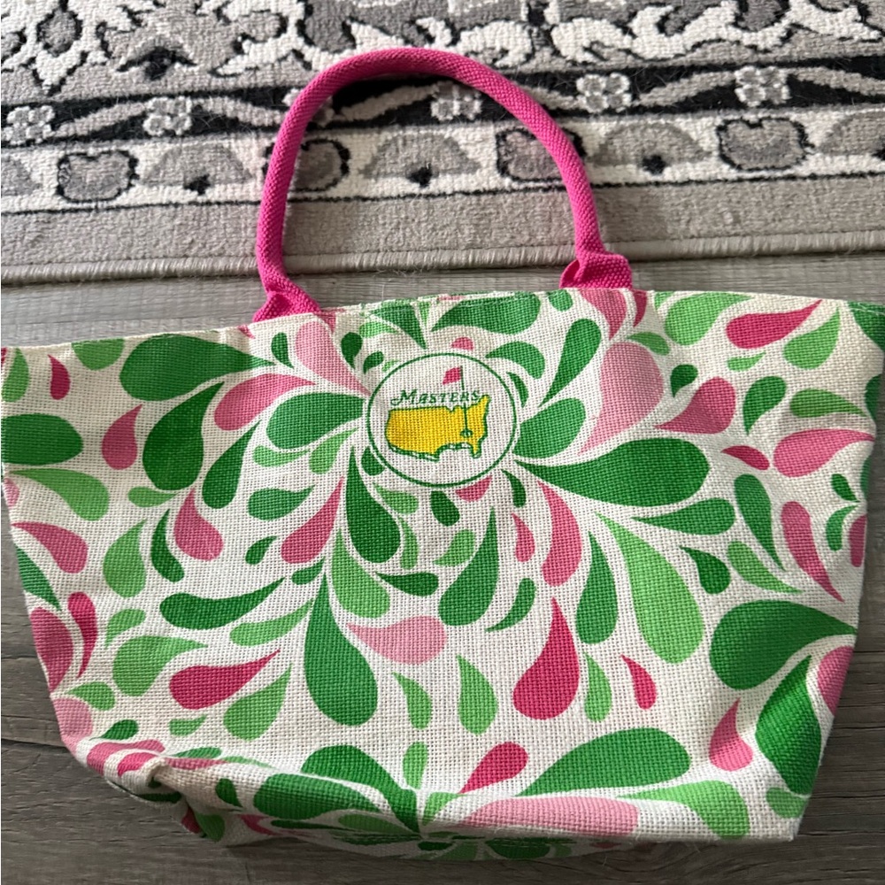 Masters Vibrant Pink and Green Tote